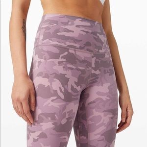 Lululemon Align Leggings Pink Camo